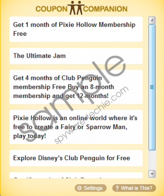 Coupon Companion Ads Removal Guide