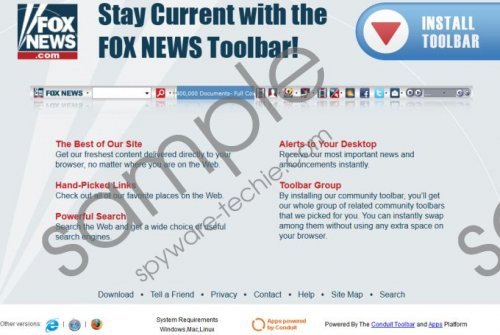 Fox News Toolbar Removal Guide