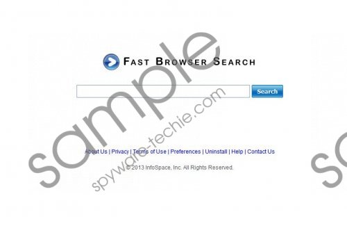 Fastbrowsersearch.com Removal Guide