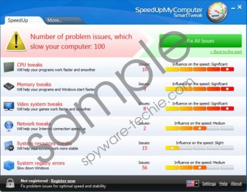 SpeedUpMyComputer Removal Guide