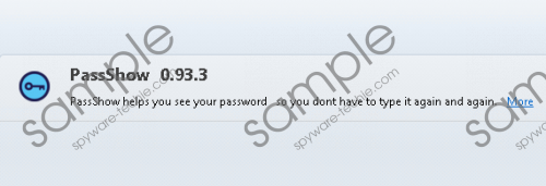 PUP.PassShow Removal Guide