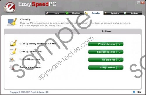 EasySpeedPC Removal Guide