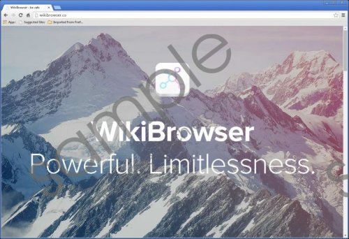 WikiBrowser Removal Guide