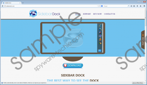 Sidebar Dock Removal Guide