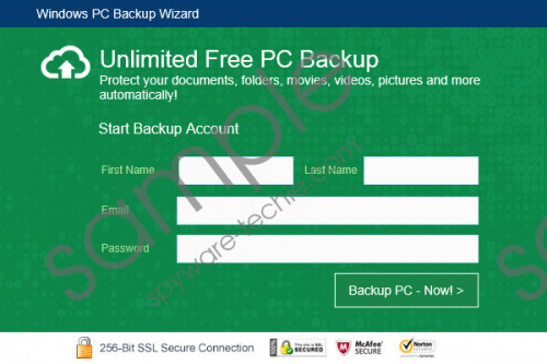 PCBackupWizard Removal Guide