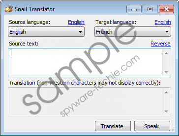 Snail Translator Removal Guide