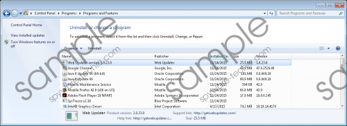 WebUpdater Removal Guide