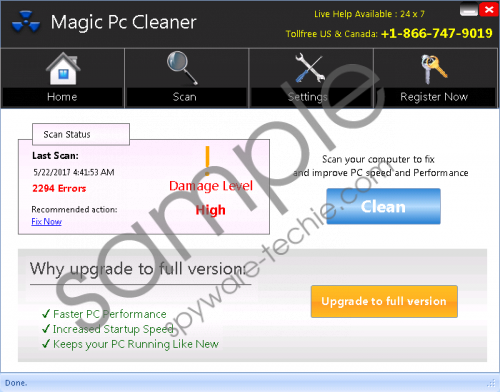 Magic PC Cleaner Removal Guide