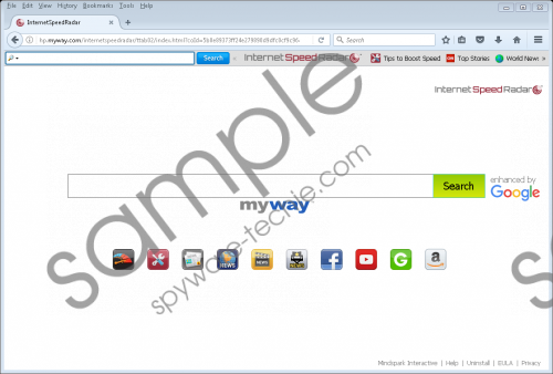 InternetSpeedRadar Toolbar Removal Guide