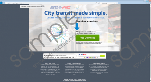 MetroWhiz Toolbar Removal Guide