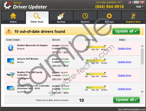 Secure Driver Updater Removal Guide