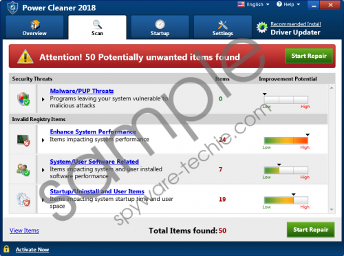 Power Cleaner 2018 Removal Guide