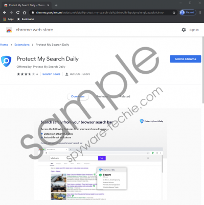 Protect My Search Daily Removal Guide