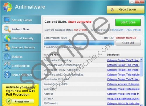 AntiMalware Removal Guide