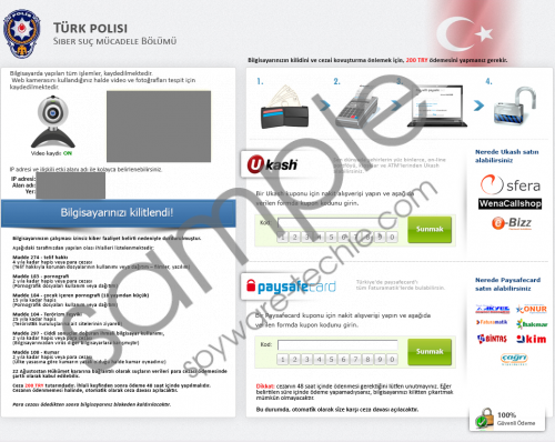 Türk Polisi Virus Removal Guide