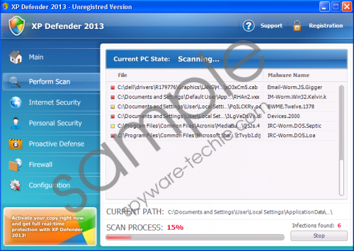 XP Defender 2013 Removal Guide