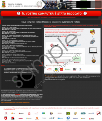 Il vostro computer è stato bloccato Removal Guide