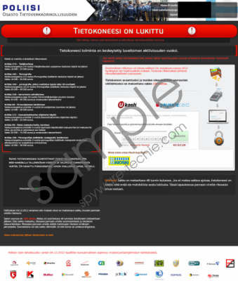 Tietokoneesi on Lukittu Virus Removal Guide