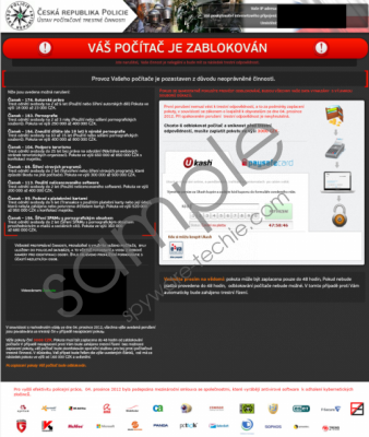 Váš počítač je zablokován virus Removal Guide