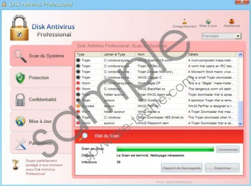 Disk Antivirus Professional Removal Guide