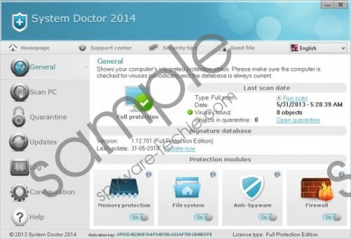 System Doctor 2014 Removal Guide