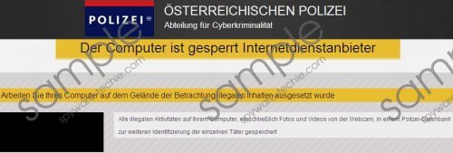 Österreichischen Polizei Virus Removal Guide