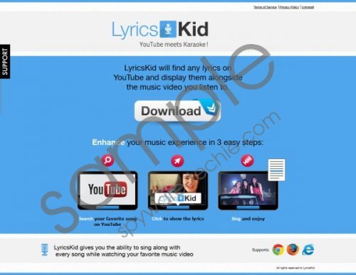 LyricsKid Removal Guide