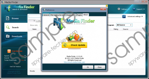 Mediafinder Removal Guide