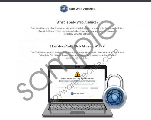 Safe Web Alliance Virus Removal Guide