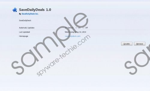 SaveDailyDeals Removal Guide