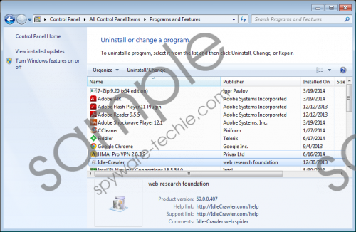 IdleCrawler Removal Guide
