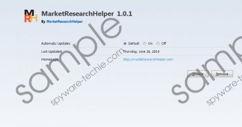 MarketResearchHelper Removal Guide