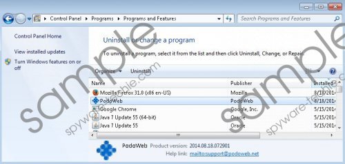 PodoWeb Removal Guide