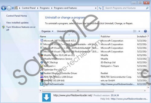 YourFile Downloader Removal Guide