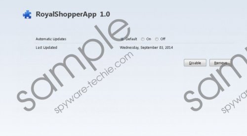 RoyalShopperApp Removal Guide