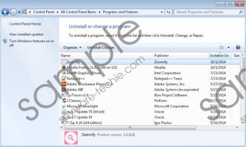 zoomify uninstaller