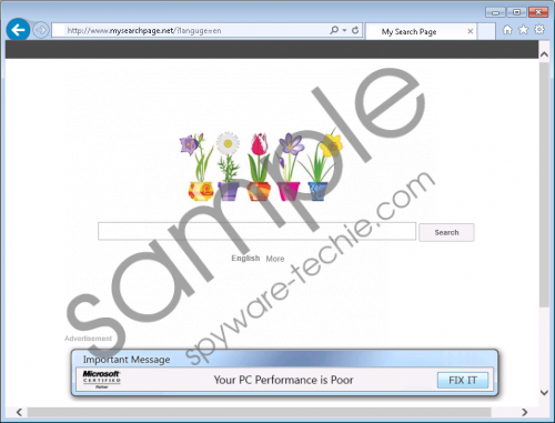 Mysearchpage.net Removal Guide