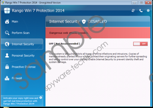 Rango Win 7 Antivirus 2014 Removal Guide