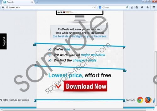 FinDeals Removal Guide