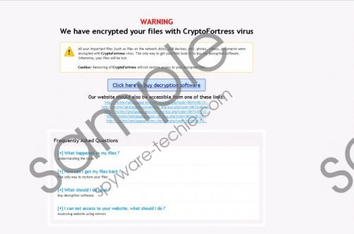 CryptoFortress Ransomware Removal Guide