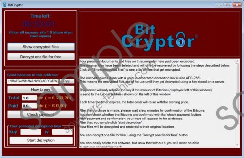 Bitcryptor Virus Removal Guide