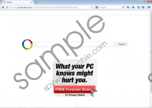 Websearch.goodfindings.info Removal Guide