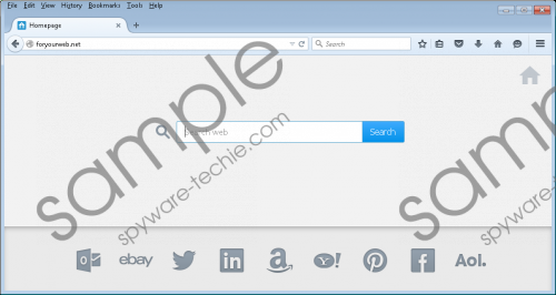 Foryourweb.net Removal Guide