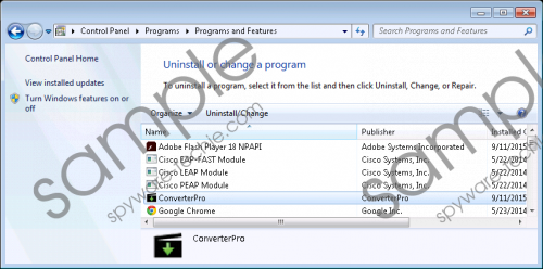 ConverterPro Removal Guide