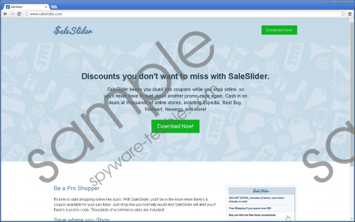 Saleslider Removal Guide