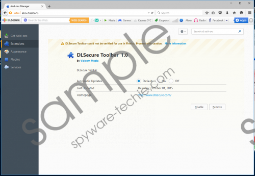 DLSecure Toolbar Removal Guide