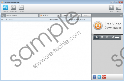 Free Video Downloader Removal Guide