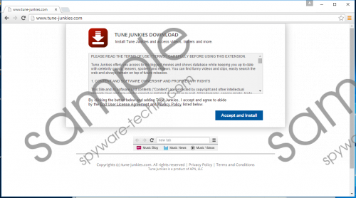 TuneJunkies New Tab Removal Guide
