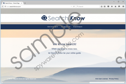 Search Know Removal Guide