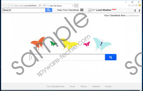 Search.yourclassifiedsnow.com Removal Guide
